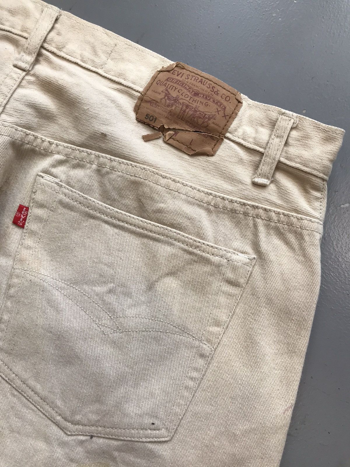 Levi's × Vintage Rare vintage Levi’s 501 loose fit denim Size US 41 - 9 Thumbnail