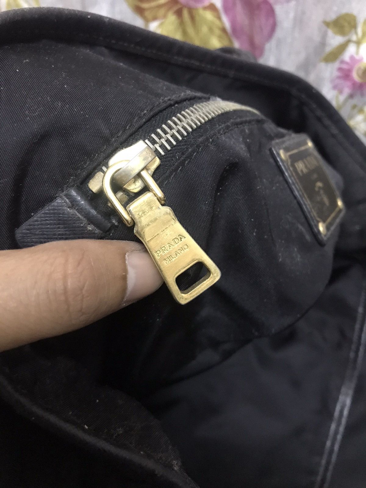 Prada Authentic Prada Black Tote Bag Size ONE SIZE - 8 Thumbnail