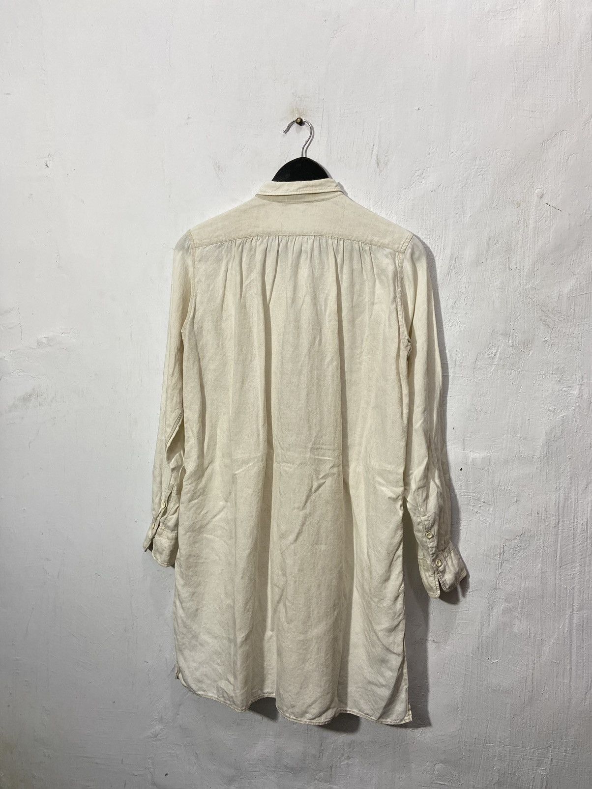 45rpm 45rpm Dress 100% Linen Button Up Long Sleeve Size L / US 10 / IT 46 - 7 Thumbnail
