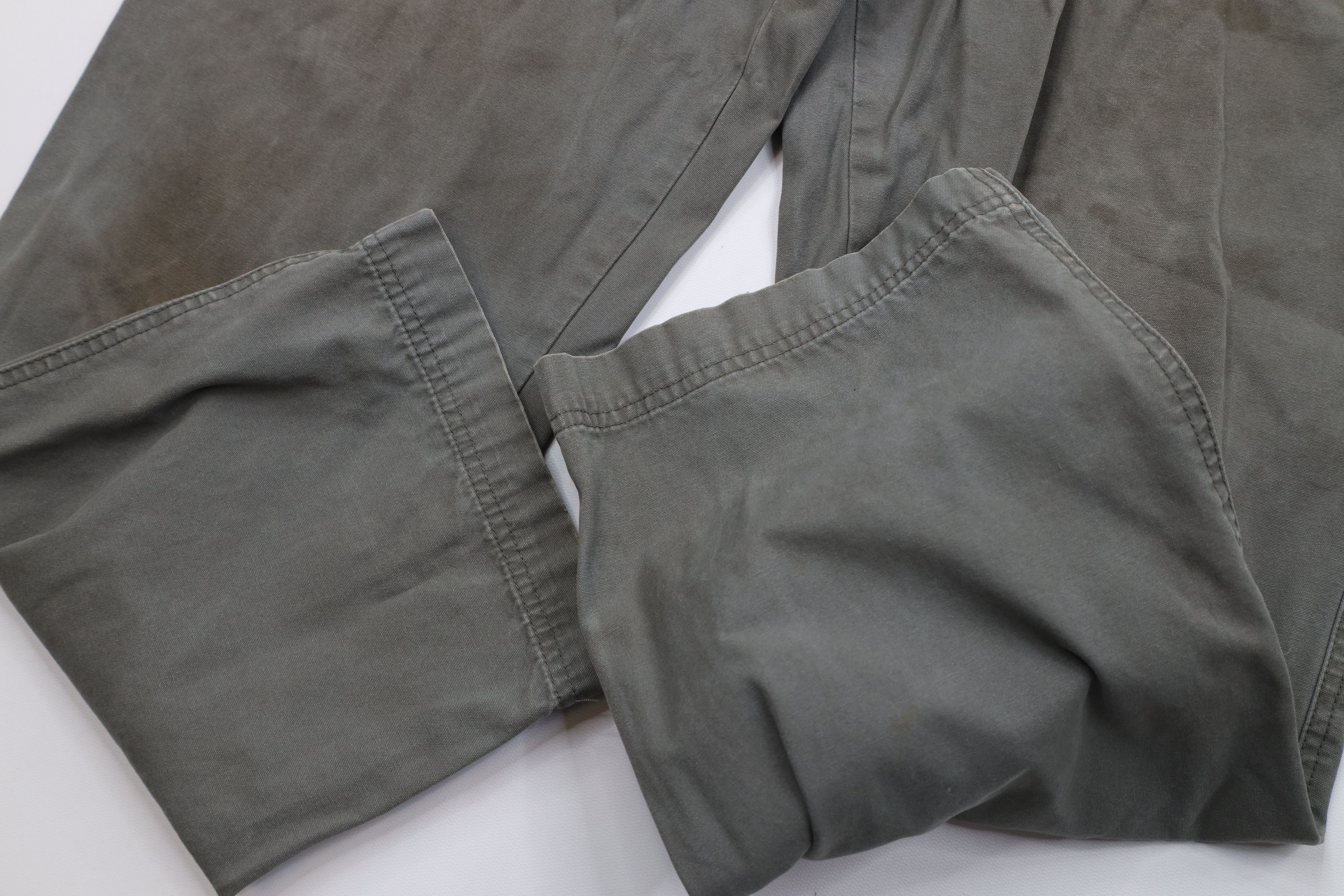 Cabelas Vintage Cabelas Baggy Wide Leg Cargo Pants Green Cotton Size US 38 / EU 54 - 8 Thumbnail
