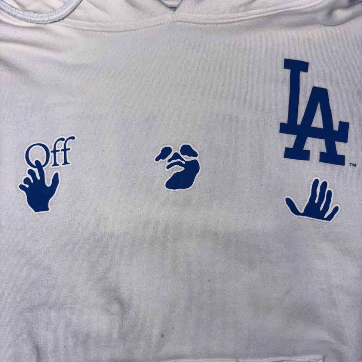 MLB × Off-White OFF-WHITE x MLB Los Angeles Dodgers Hoodie Size US XXS / EU 40 - 11 Thumbnail