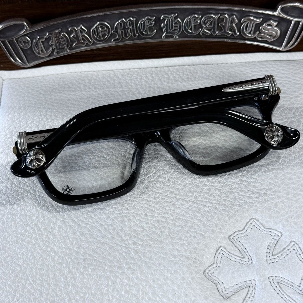 Chrome Hearts Chrome Hearts TRYPOLEAGAIN Glasses Size ONE SIZE - 2 Thumbnail