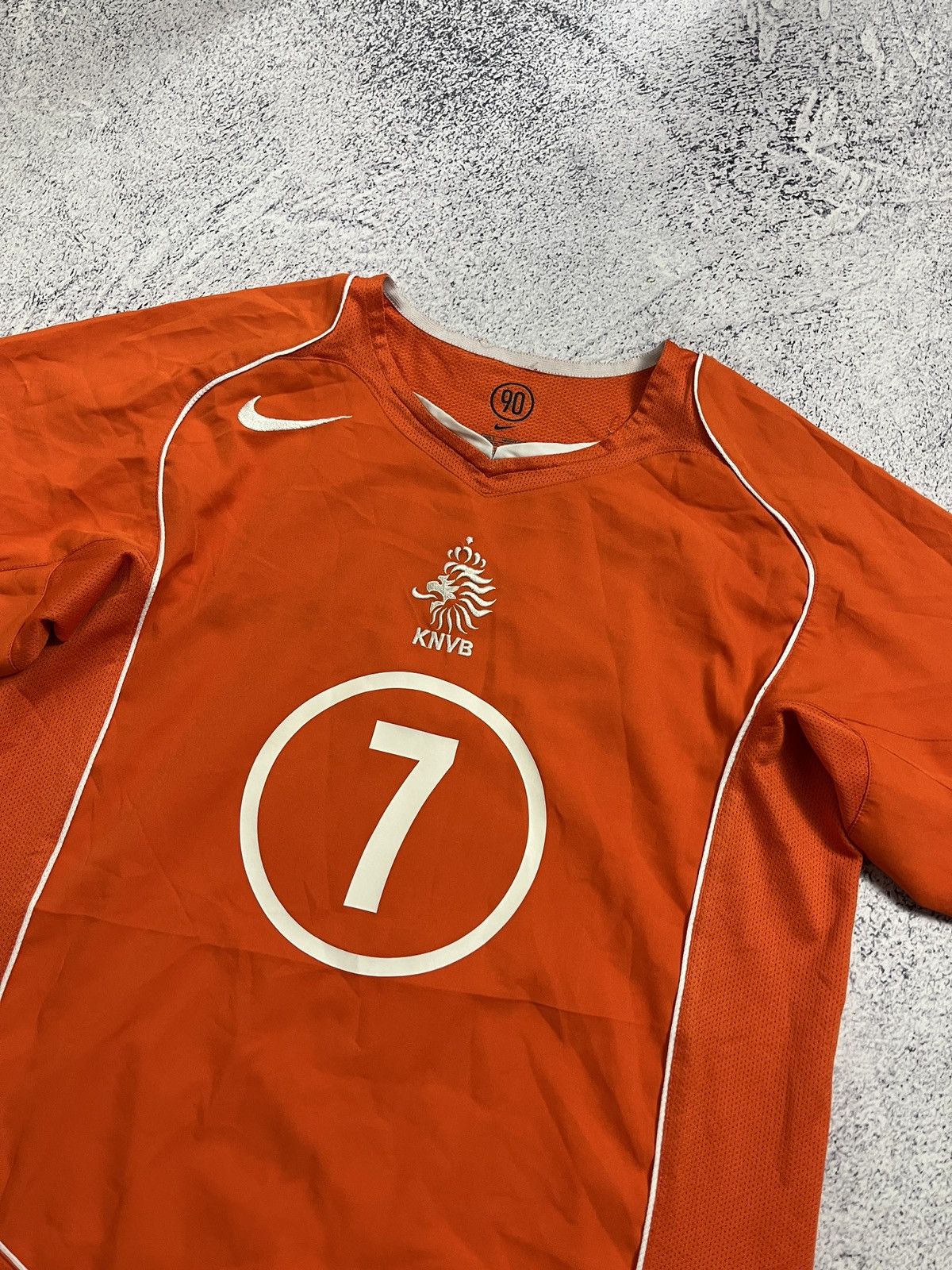 Nike × Vintage Nike Netherlands 2004 Soccer Football Jersey Blockcore Rare Size US S / EU 44-46 / 1 - 5 Thumbnail