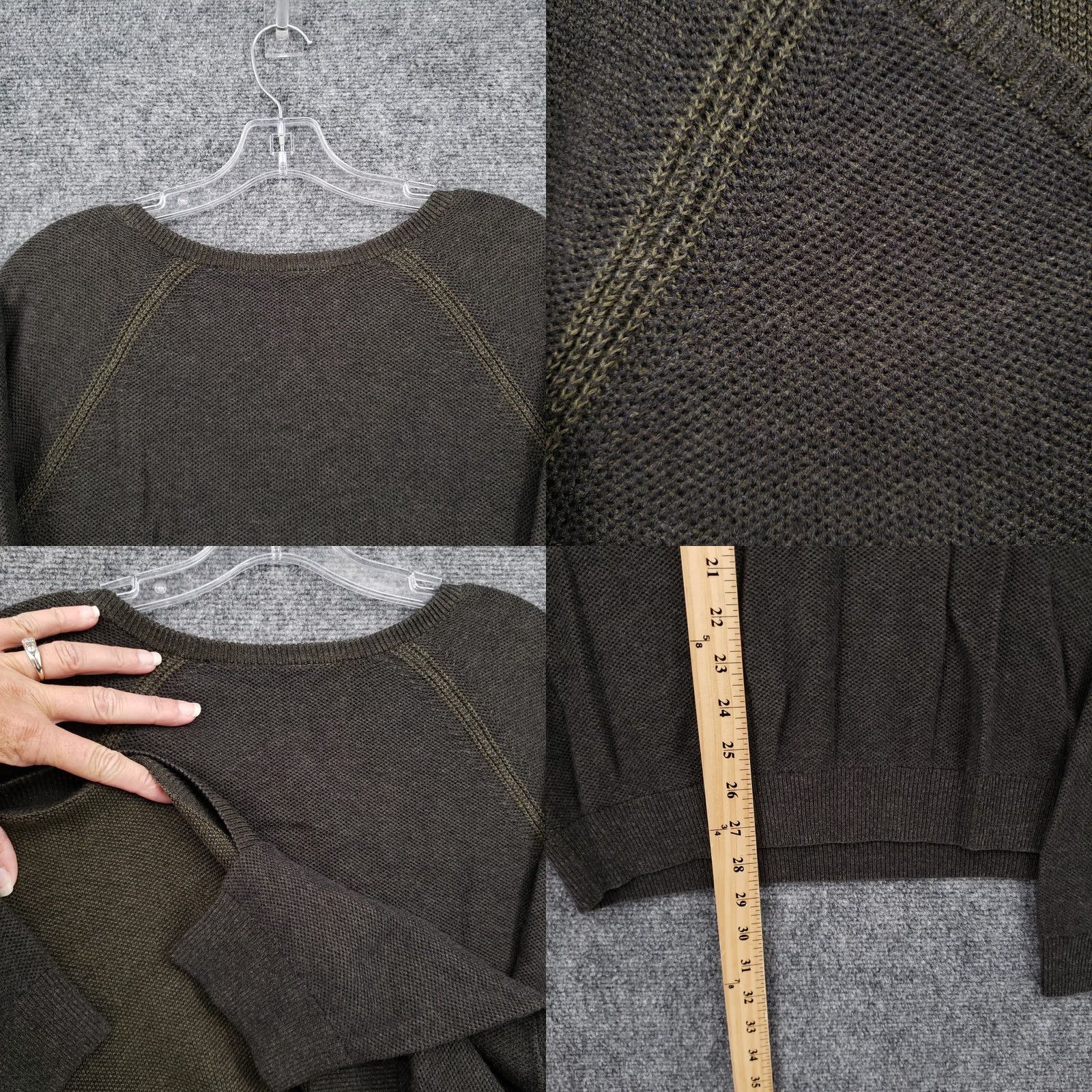Vintage VINTAGE Tailor Sweater Mens 2XL Gray Pullover Reversible Neck Cotton NEW Size US XXL / EU 58 / 5 - 8 Thumbnail