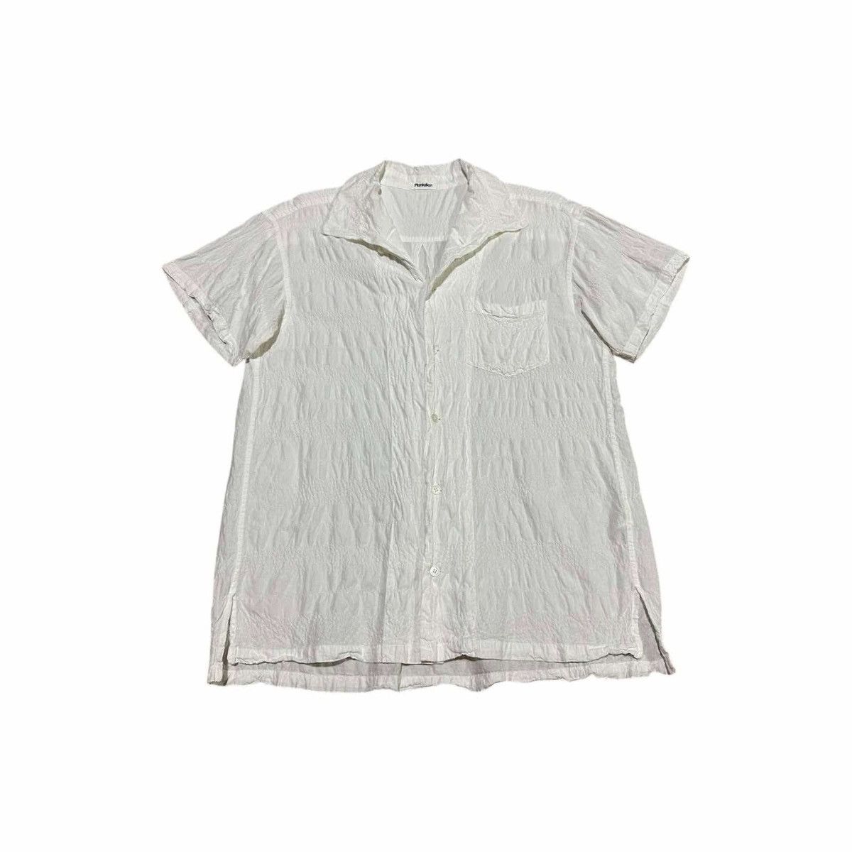Issey Miyake 🔥Vintage Plantation Issey Miyake Wrinkled Shirt Size US M / EU 48-50 / 2 - 1 Thumbnail