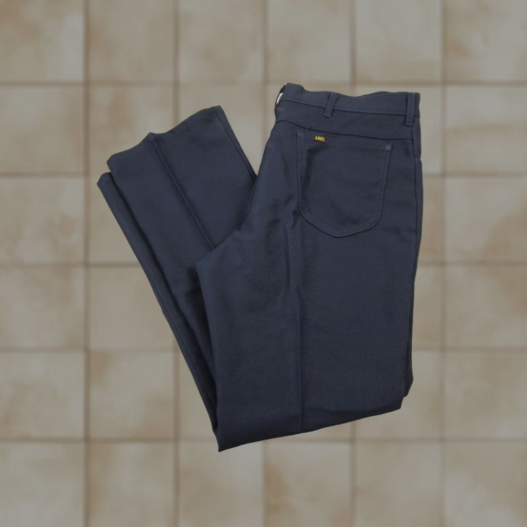 Lee VINTAGE Lee Jeans Mens 38W x 32L Blue 80s Straight Adult Pants Disco Leisure Jeans Size US 38 / EU 54 - 1 Thumbnail