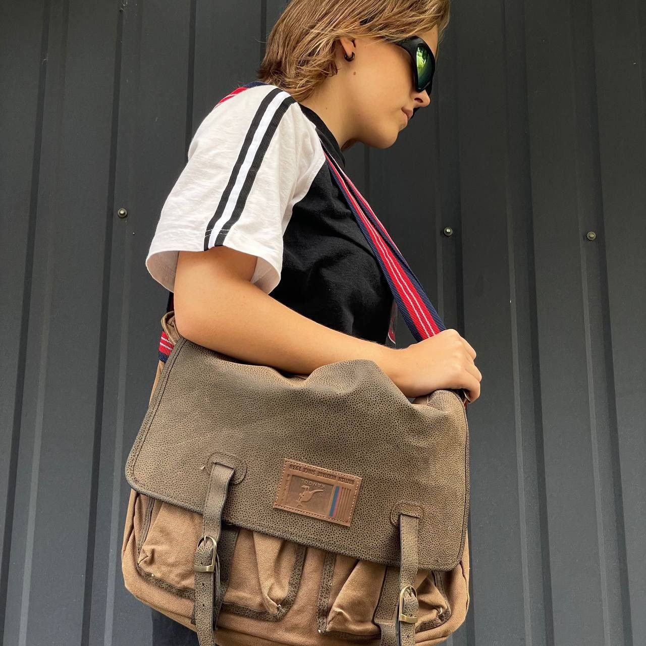 Hypebeast Vintage Japanese Style Kangol Bag For Laptop Y/K Grunge Size ONE SIZE - 2 Thumbnail