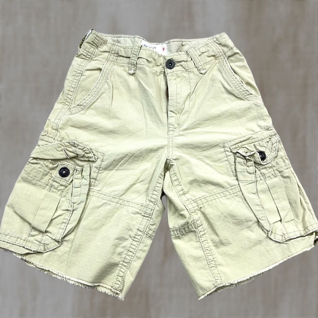 American Eagle Outfitters VINTAGE American Eagle Outfitters Cargo Shorts Men 26 Tan Classic Length Rip Stop Khaki Size US 26 / EU 42 - 1 Thumbnail
