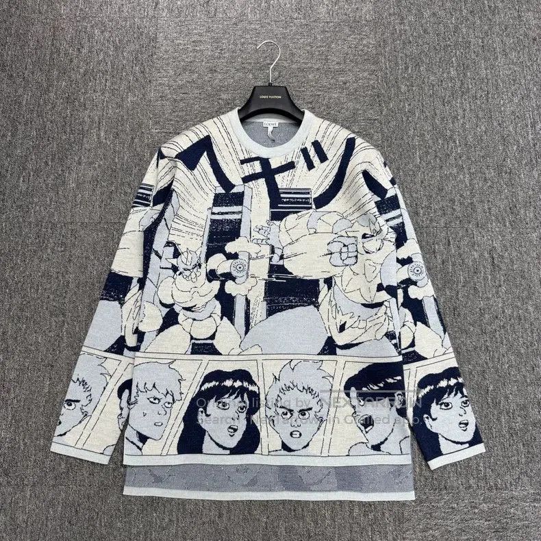 Loewe Loewe Anime Print Wool Knit Sweater. Size US M / EU 48-50 / 2 - 1 Thumbnail