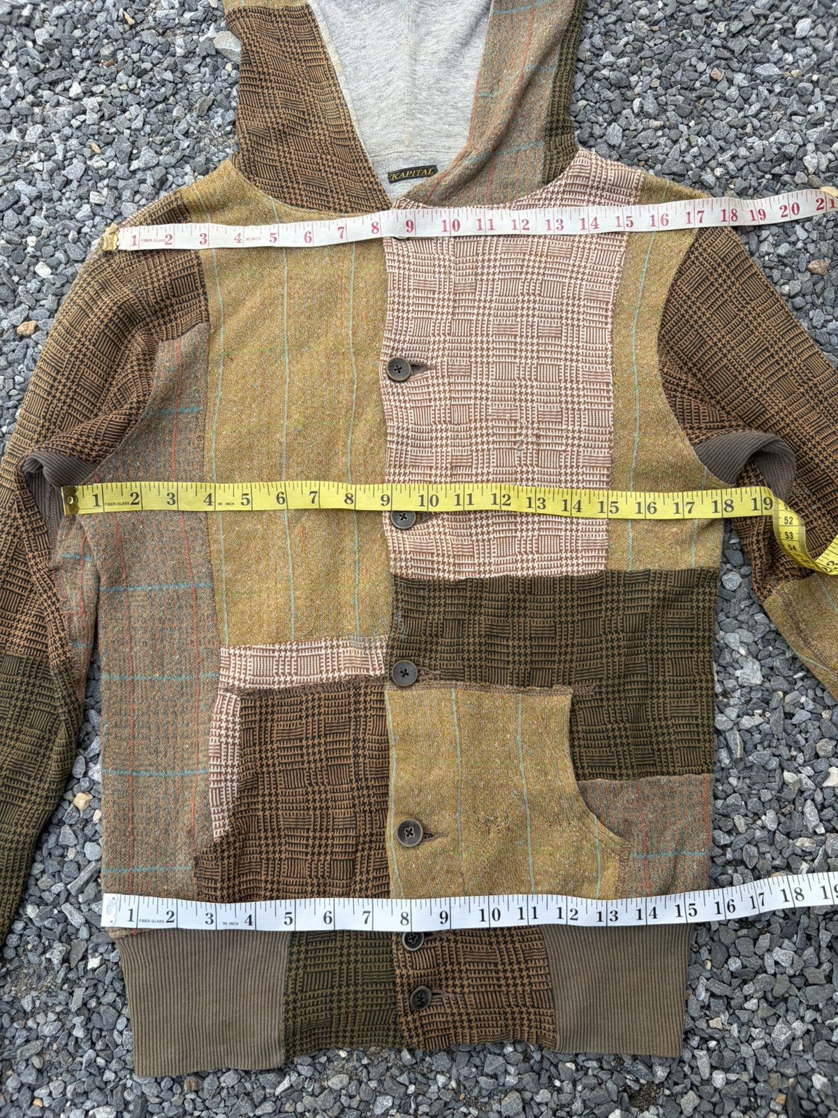 Kapital RARE KAPITAL PATCHWORK BORO HOODIE Size US S / EU 44-46 / 1 - 17 Thumbnail
