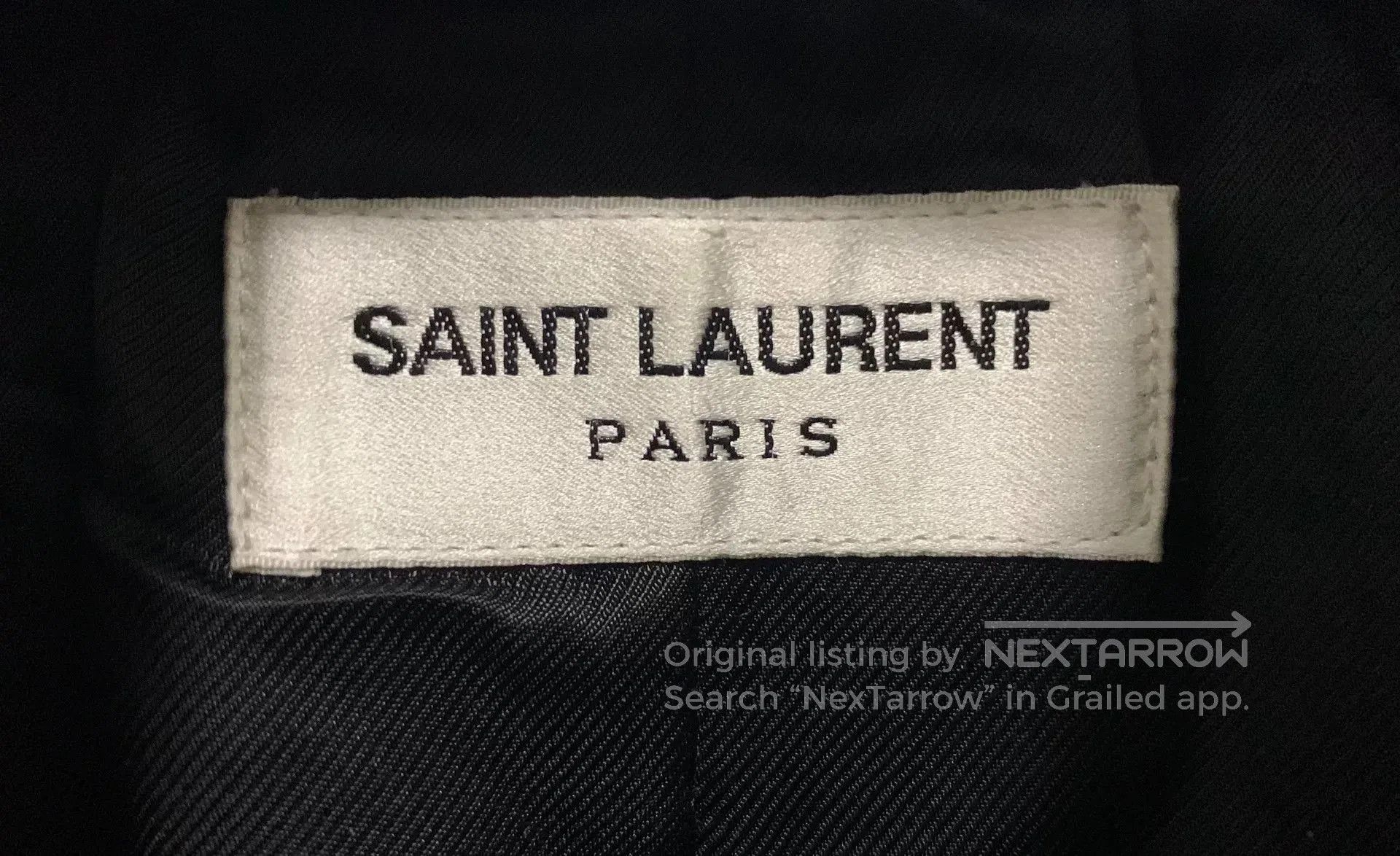 Saint Laurent Paris Saint Laurent Black and White Baseball Jacket. Size US M / EU 48-50 / 2 - 3 Thumbnail