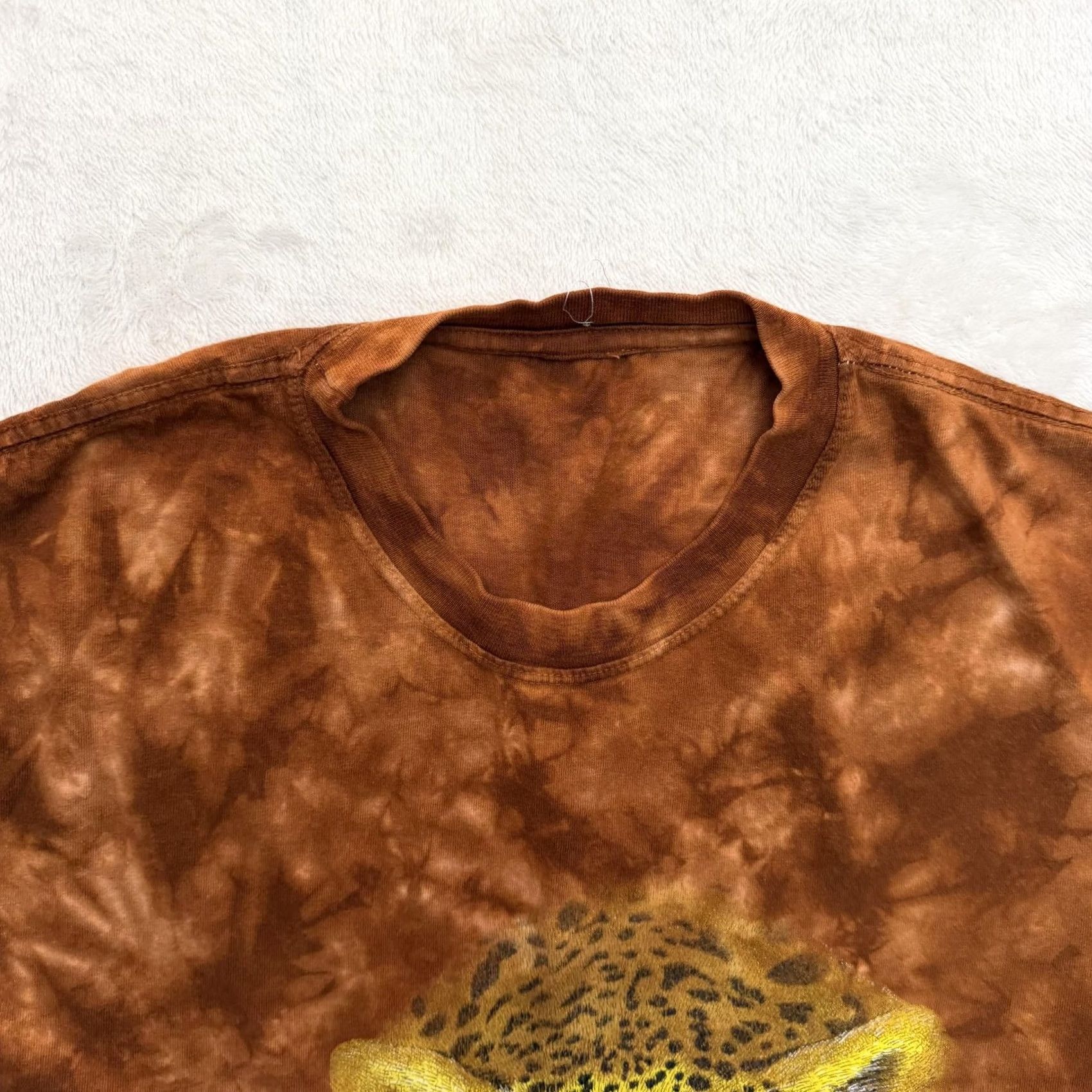 Vintage Jaguar Costa Rica Shirt Mens XL Brown Tie Dye Graphic Wildlife Tee Costa Rica Size US XL / EU 56 / 4 - 3 Thumbnail