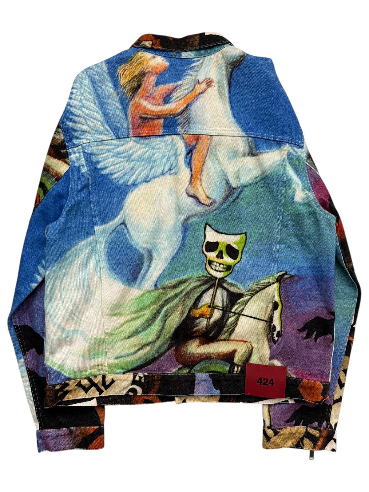 424 Sample Behold A Pale Horse Zip Arm Trucker Size US L / EU 52-54 / 3 - 2 Thumbnail