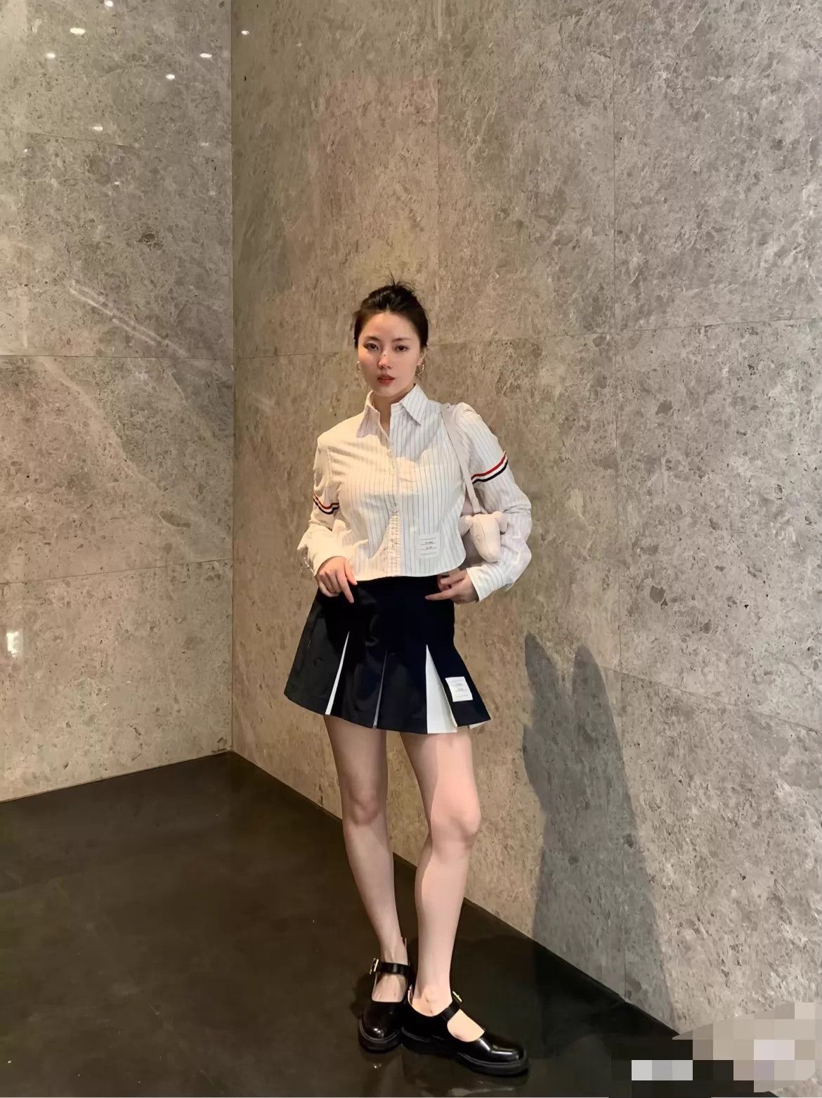 Thom Browne THOM BROWNE Preppy Button Mini Skirt Size 36 Size 25" / US 0 / IT 36 - 8 Thumbnail