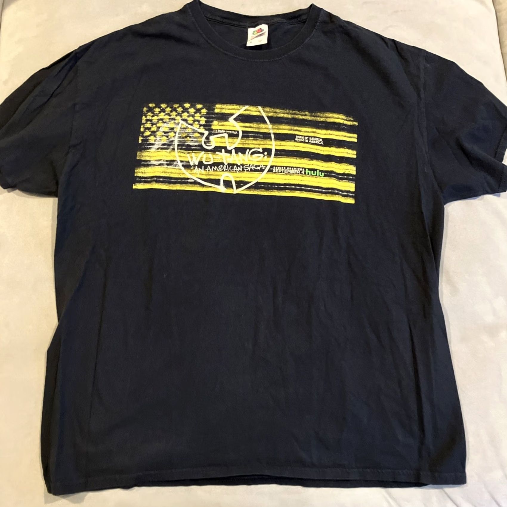 Fruit Of The Loom Wu-Tang Clan An American Saga Promo T Shirt Raekwon Method Man XL Black Fruit of the Loom Mens Size US XL / EU 56 / 4 - 2 Thumbnail