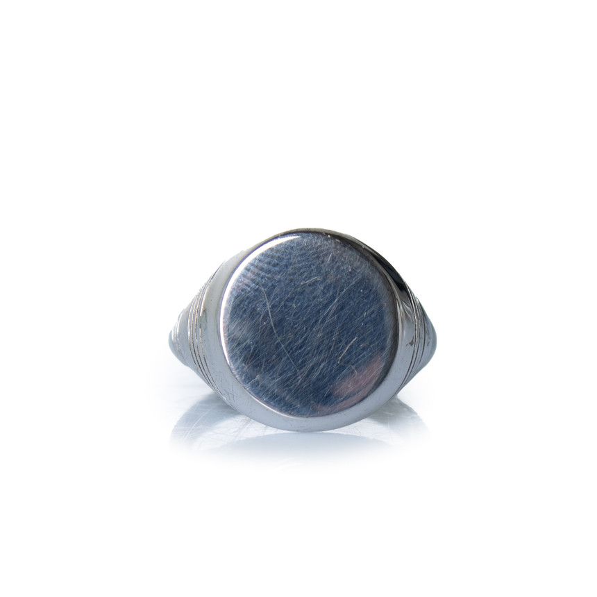 A.P.C. A.P.C., silver signet ring Size ONE SIZE - 3 Thumbnail