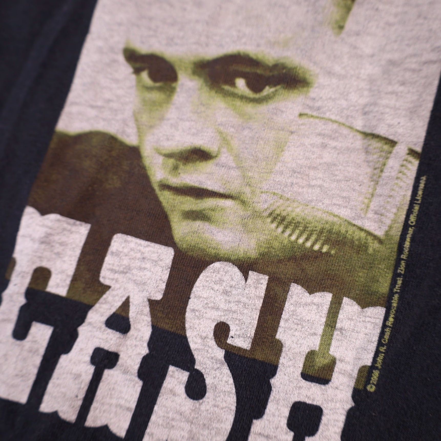 Vintage VINTAGE Johnny Cash Mens Medium Graphic Muscle T Shirt Black Size US M / EU 48-50 / 2 - 5 Thumbnail