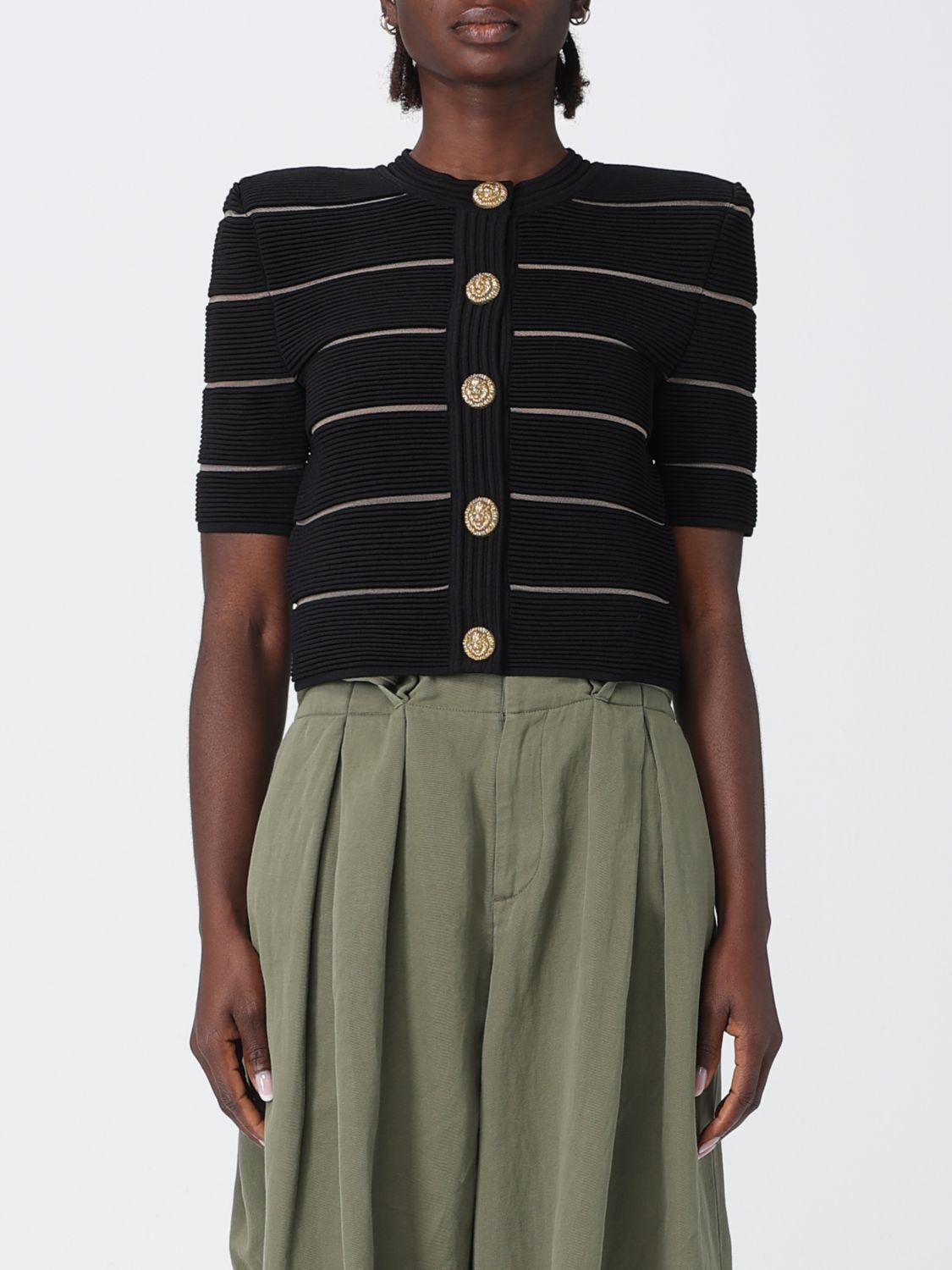 Balmain Balmain Sweater Woman Black Size S / US 4 / IT 40 - 1 Thumbnail