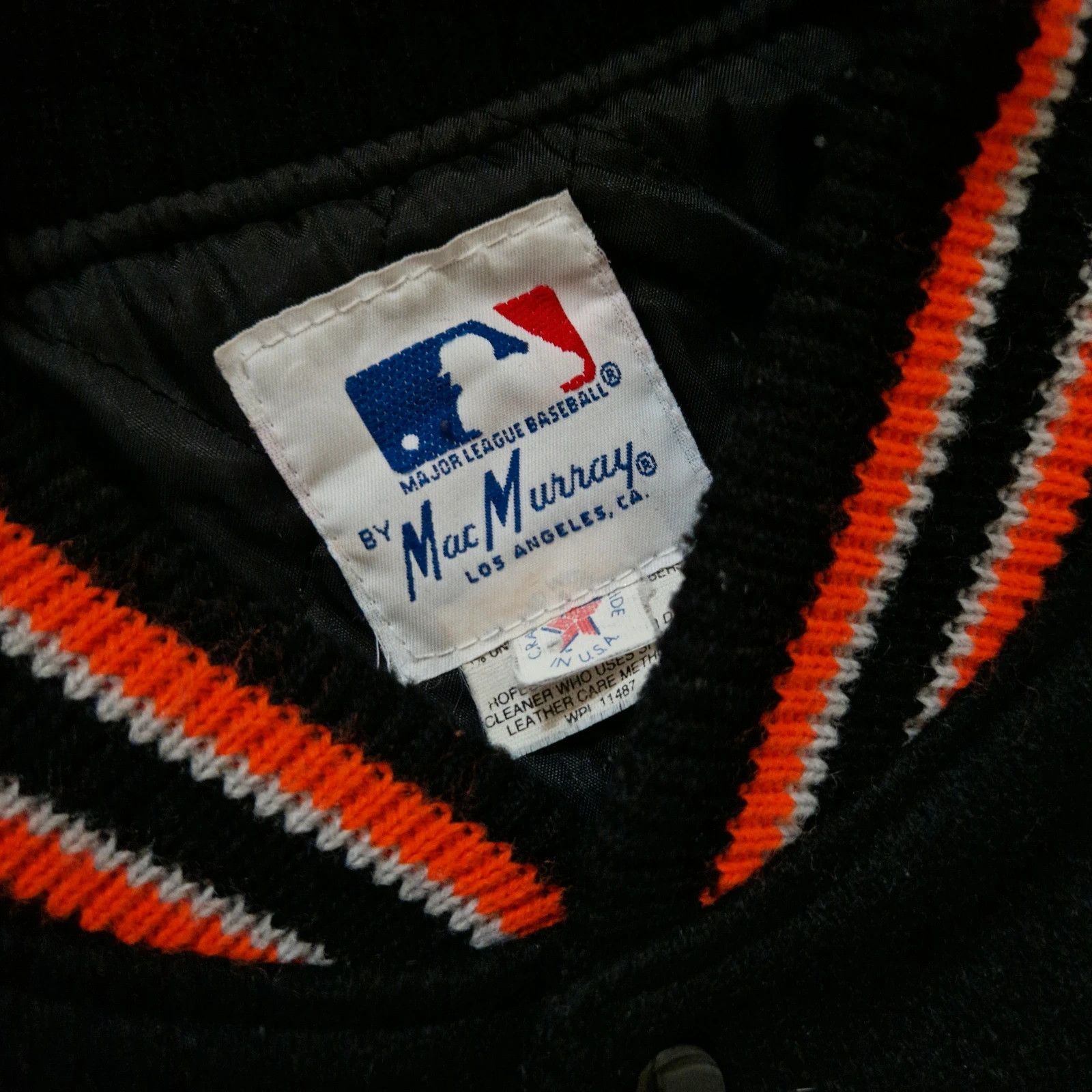 MLB san francisco giants mlb varsity leather jacket college Size US M / EU 48-50 / 2 - 3 Thumbnail