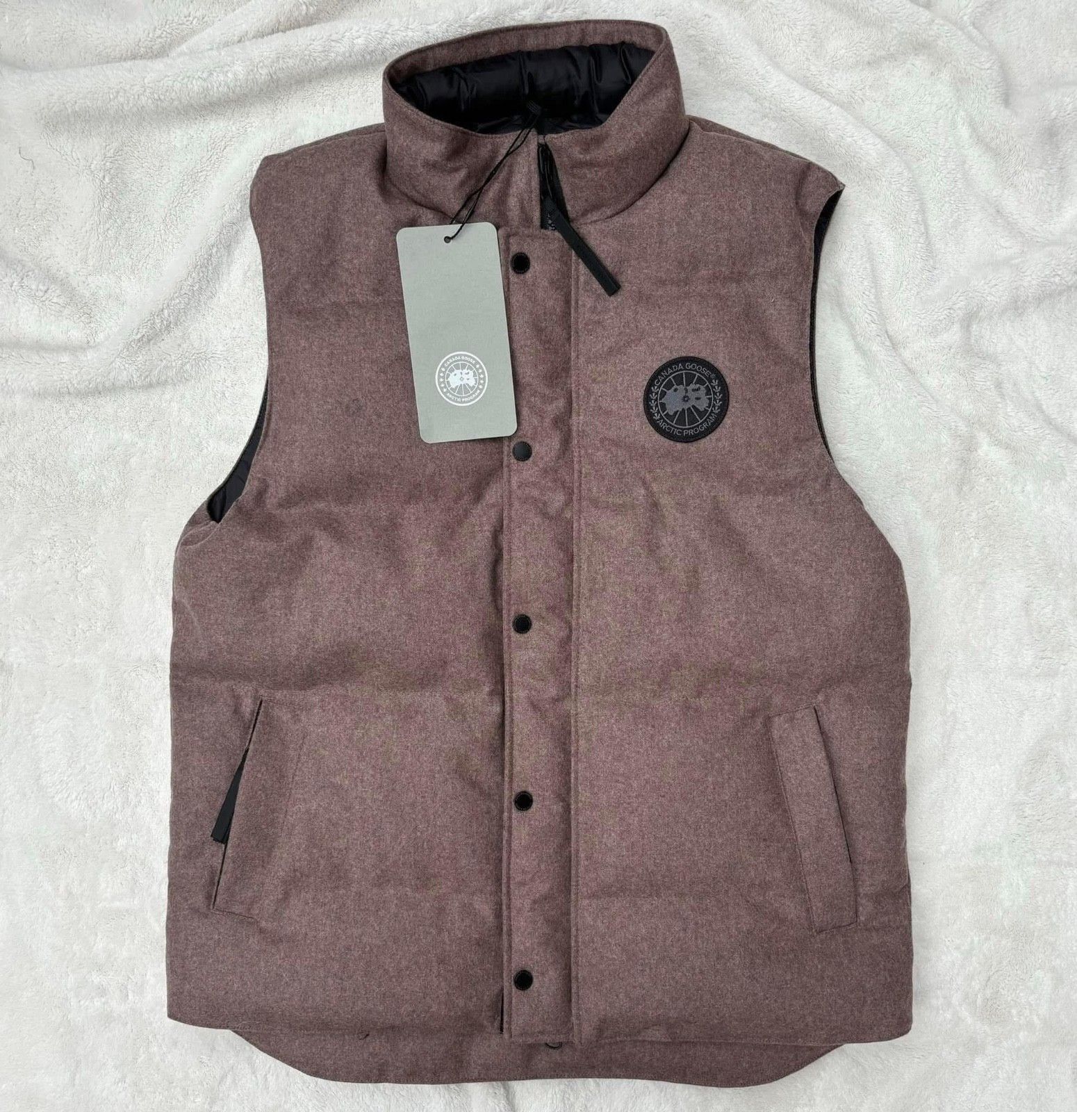 Canada Goose Canada Goose Garçon Quicksand Wool Vest - MSRP $800 - New Size US M / EU 48-50 / 2 - 1 Thumbnail