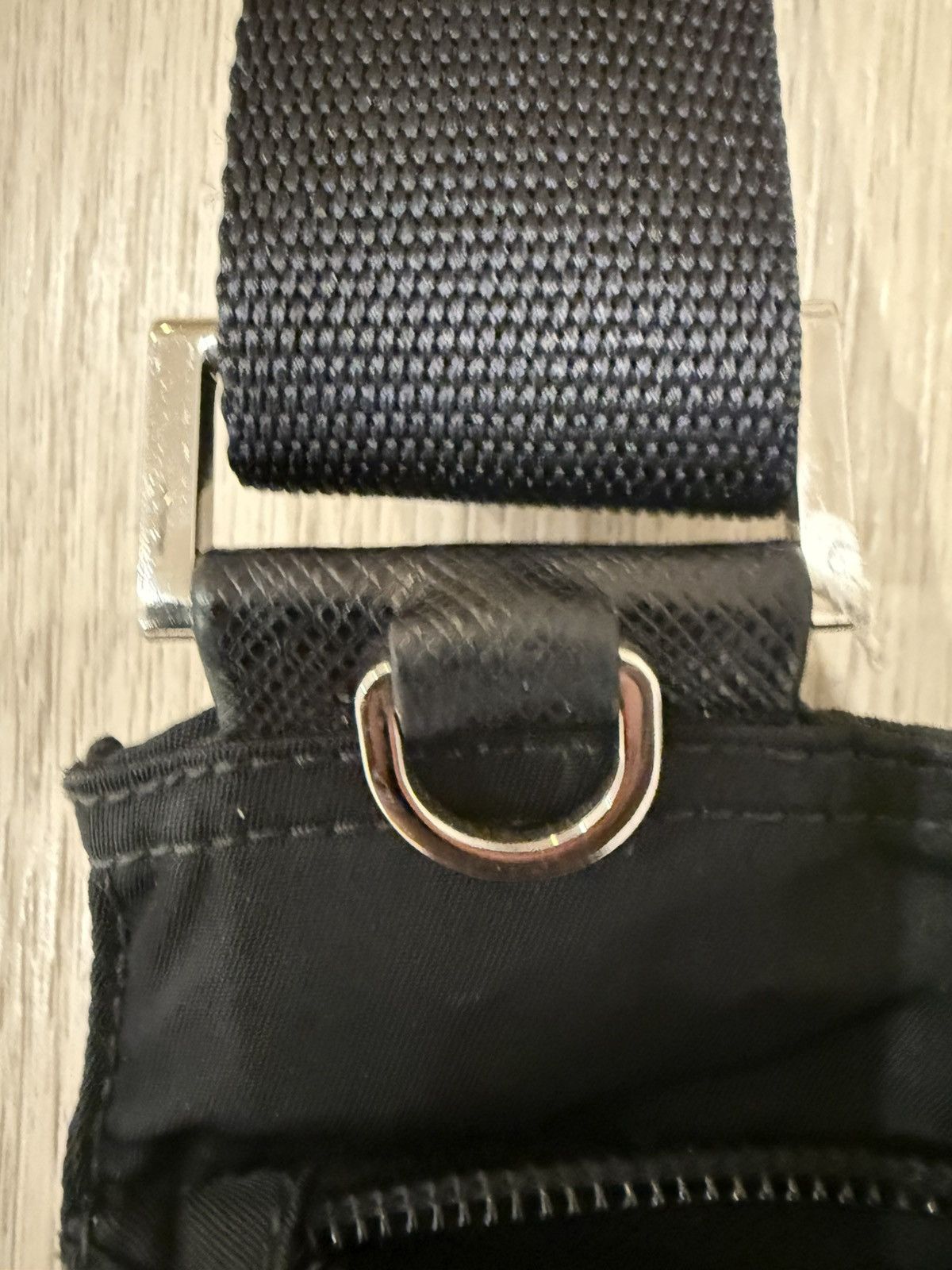 Prada Prada Black Nylon Logo Flat Messenger Size ONE SIZE - 4 Thumbnail