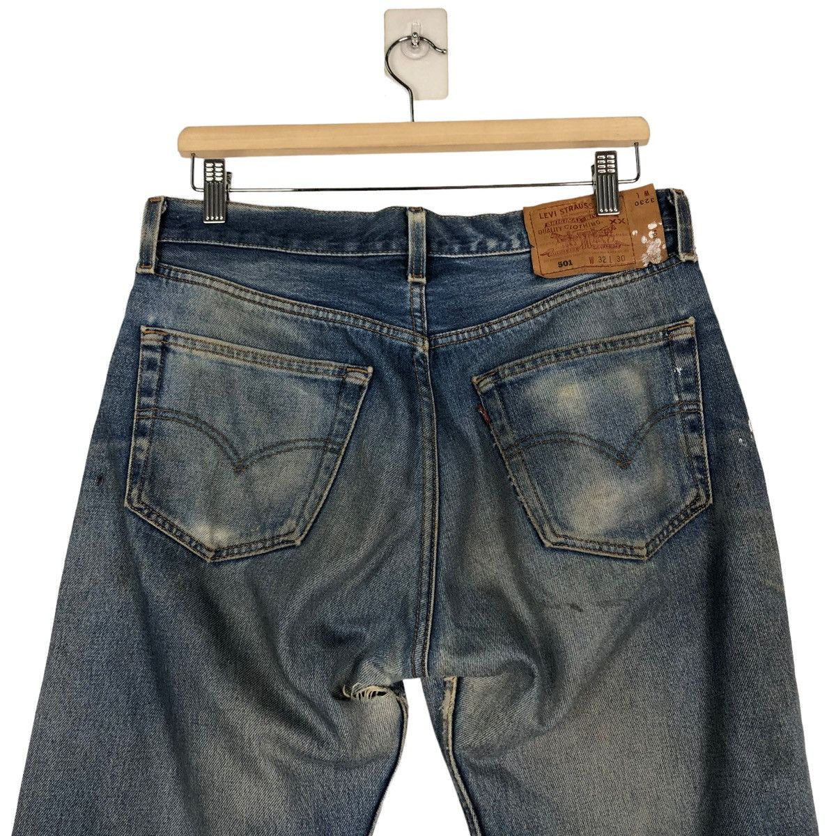 Levi's 🔥VINTAGE LEVI’S 501 DENIM JEANS MADE IN USA RUSTY DESIGN Size US 32 / EU 48 - 9 Thumbnail