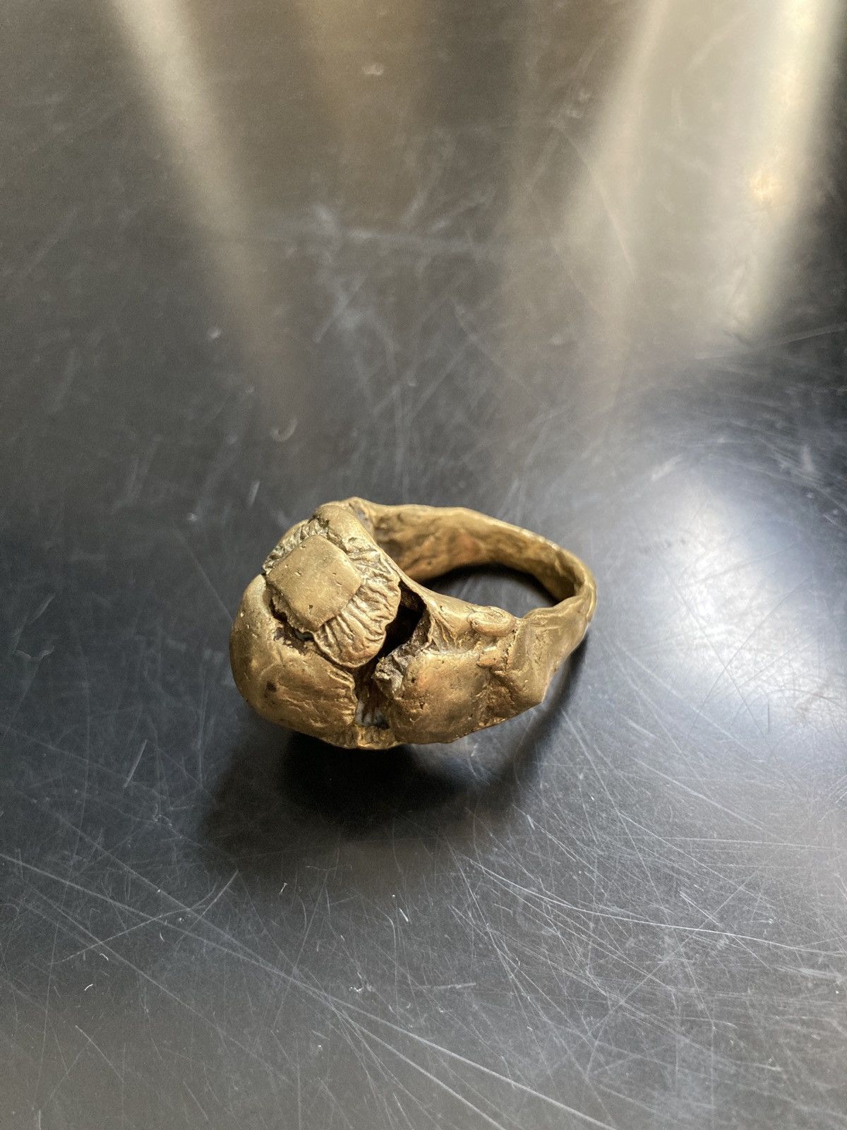 Rick Owens Rick Owens x Christiane Billet pre Hunrod Ltd. Bronze Ring Size ONE SIZE - 1 Thumbnail