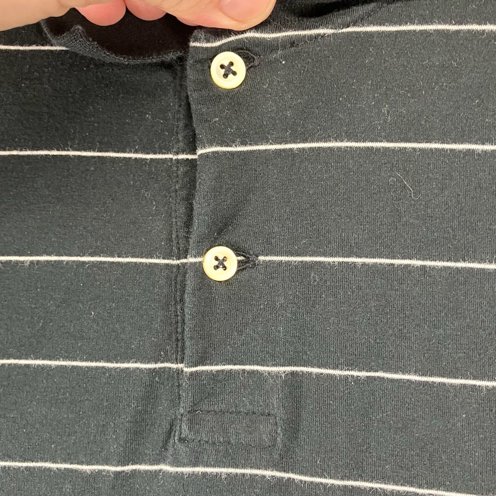 Ralph Lauren Ralph Lauren Polo Shirt Mens Large Soft Pima Black White Pony Casual Vintage 90s Shirt Polo Mens Large Black White Polo Ralph Lauren 90s Vintage Size US L / EU 52-54 / 3 - 6 Thumbnail