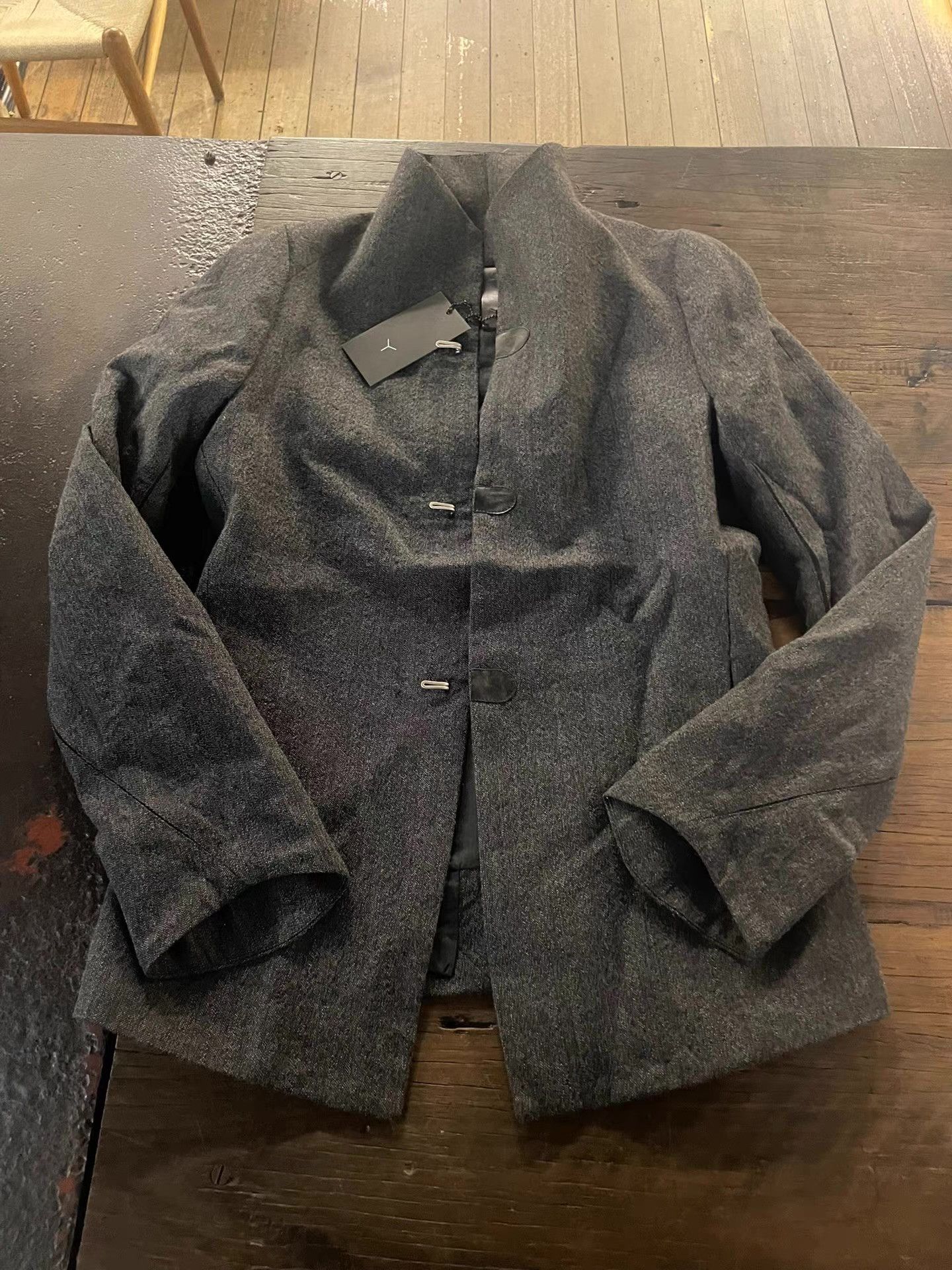 Y/Project Y PROJECT 13FW Chairman Hook Buckle Stand Collar Jacket Ｑ25 Size US XS / EU 42 / 0 - 1 Thumbnail