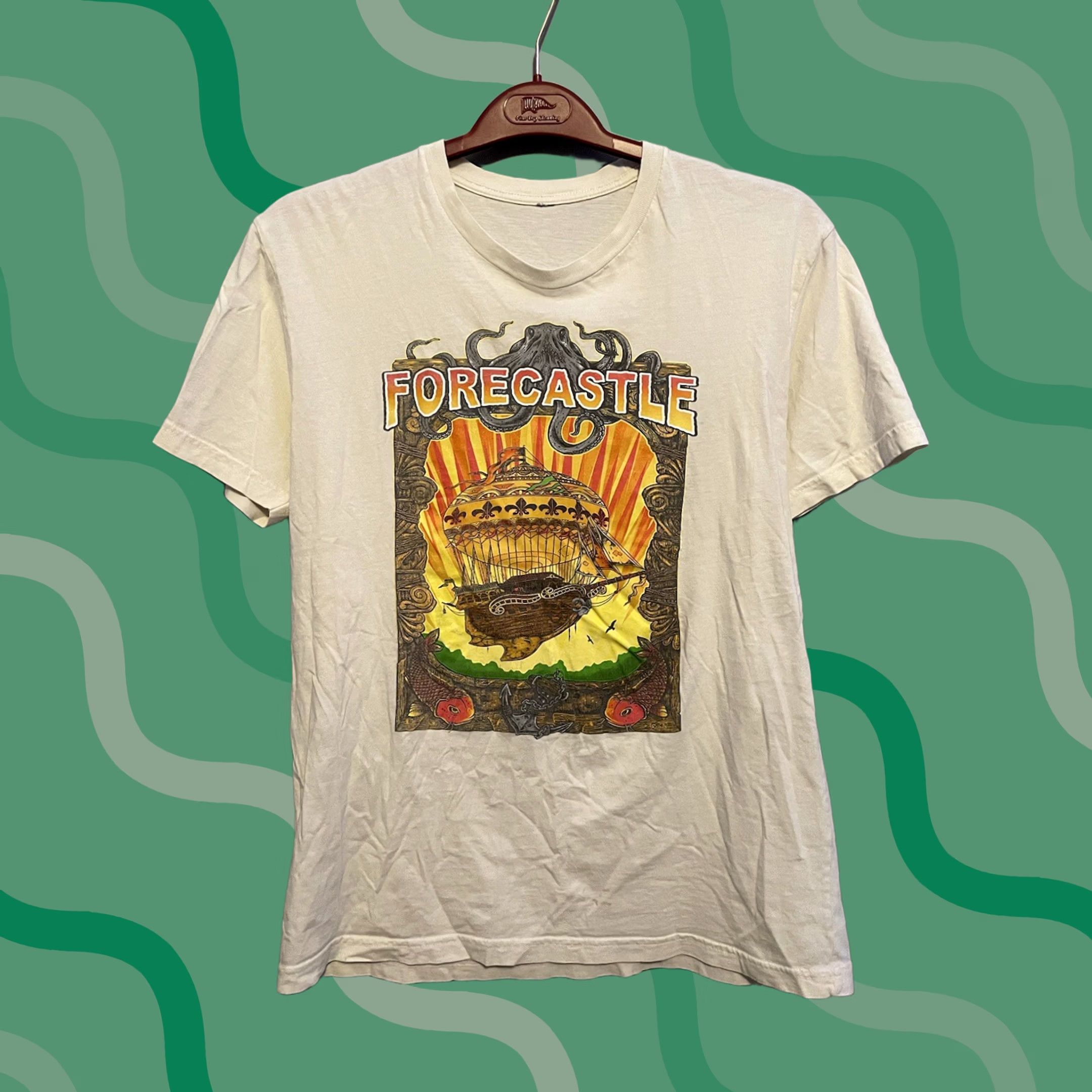 Vintage 2012 Forecastle Louisville Shirt Mens Size Medium White Logo Graphic Size US M / EU 48-50 / 2 - 1 Thumbnail
