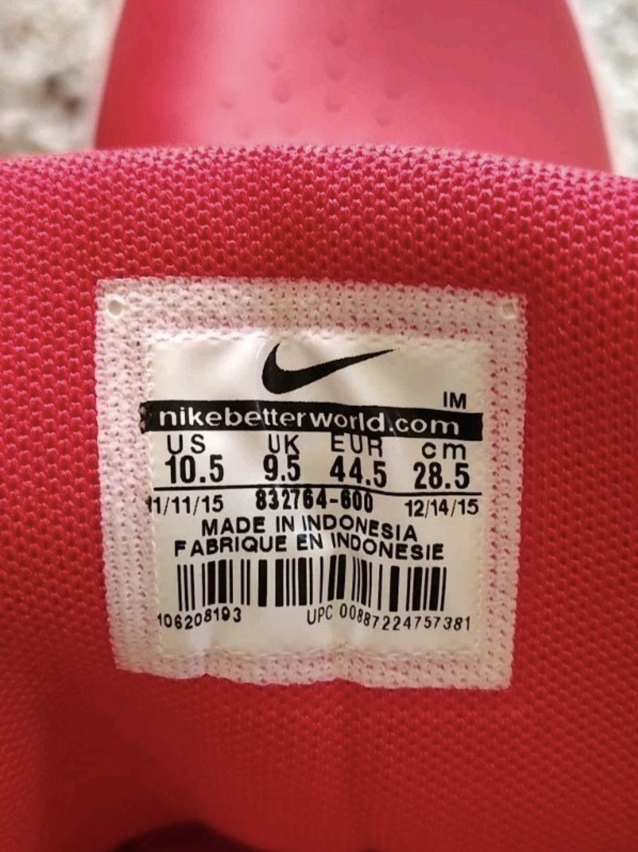 Nike 👟 Nike Marxman “University Red” 832764-600 – Size 10.5 US Size US 10.5 / EU 43-44 - 7 Thumbnail