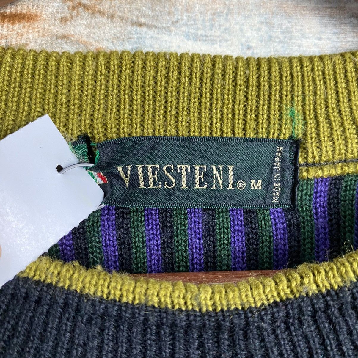 Japanese Brand DL Viesten made in japan checkered Multicolor Knitwear #C869 Size US M / EU 48-50 / 2 - 10 Thumbnail