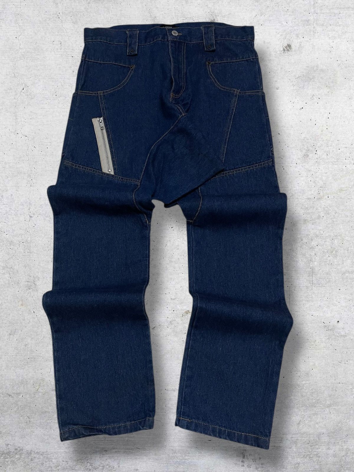 Japanese Brand VINTAGE SPEEDORANGE 90S JAPAN DESIGNER DEMON INDIGO DENIM Size US 31 - 1 Thumbnail