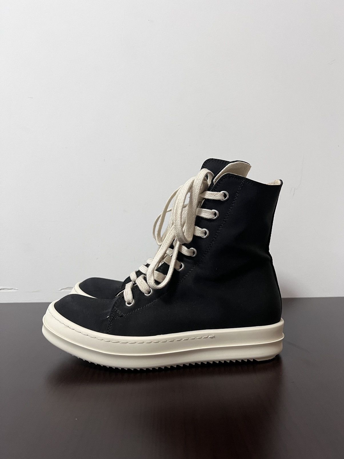 Rick Owens Drkshdw Rick owens ramones drkshdw high top sneakers Size US 5 / IT 35 - 2 Thumbnail