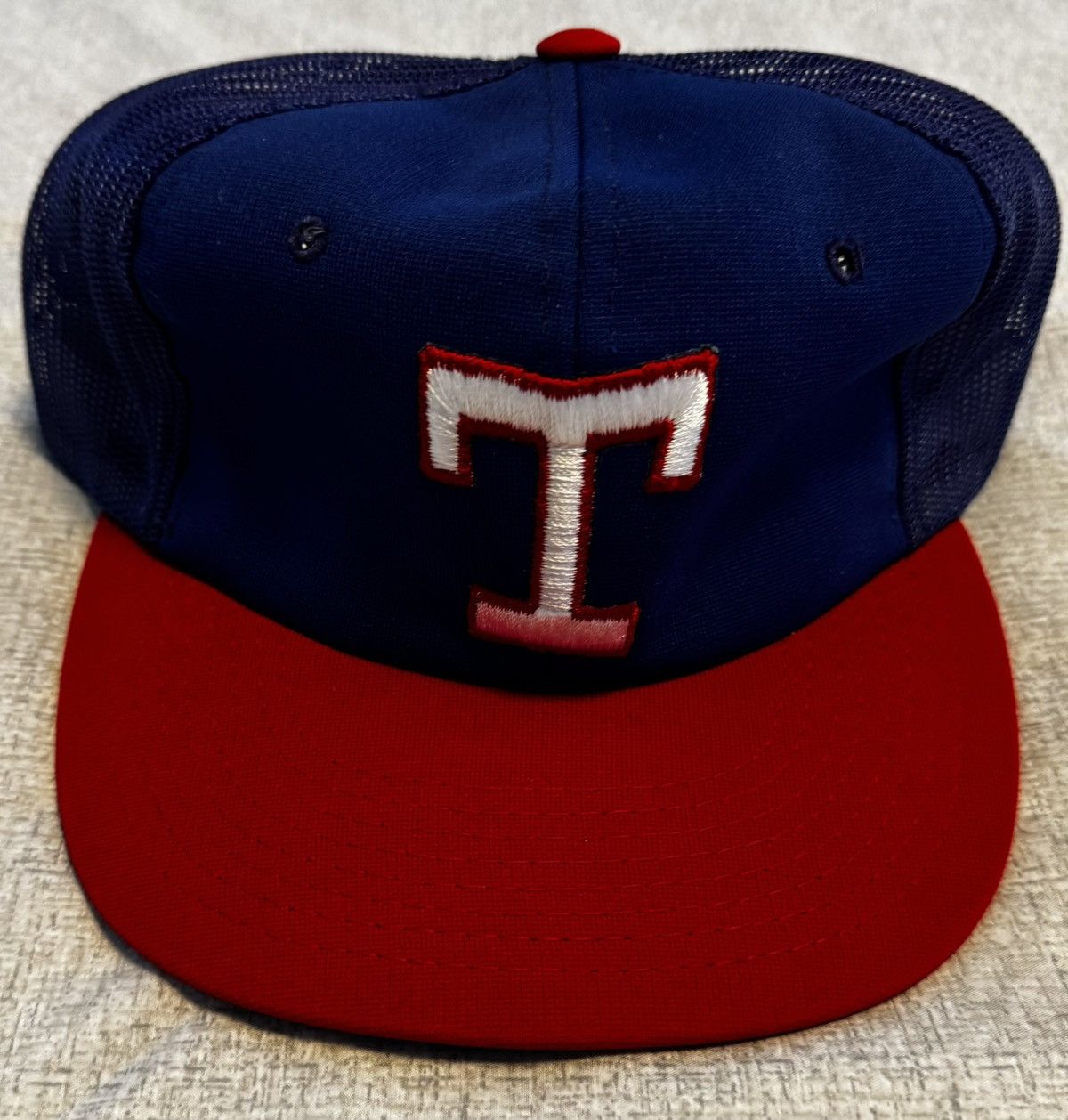 Sports Specialties Texas Rangers Sports Specialty Snapback Mesh Trucker Red Size ONE SIZE - 1 Thumbnail