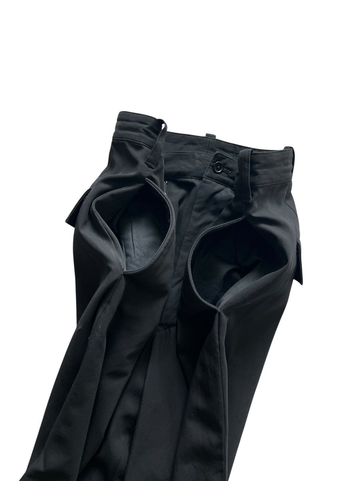 Yohji Yamamoto 1990s Yohji Yamamoto Pour Homme Hidden Pocket Wool Pants Size US 36 / EU 52 - 9 Thumbnail