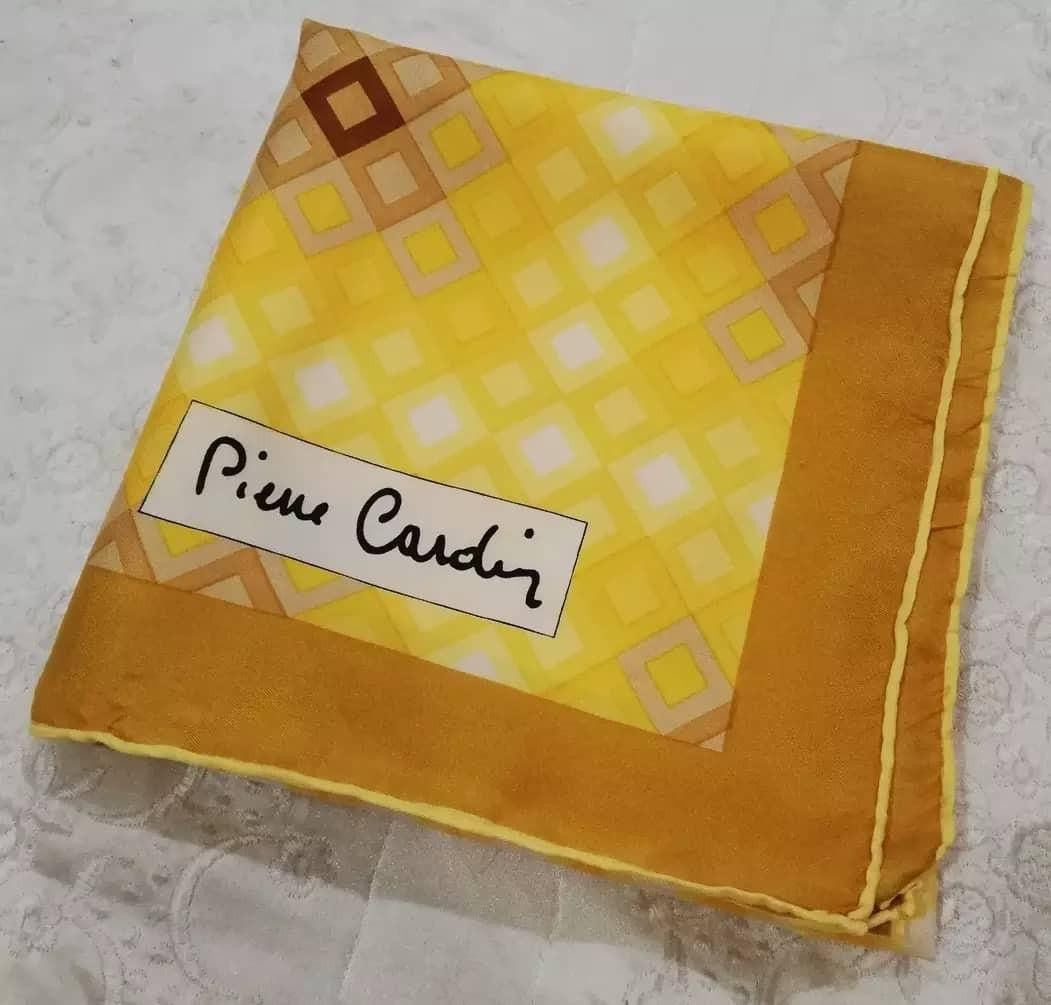 Pierre Cardin Pierre Cardin 100% Silk Scarves Size ONE SIZE - 1 Thumbnail