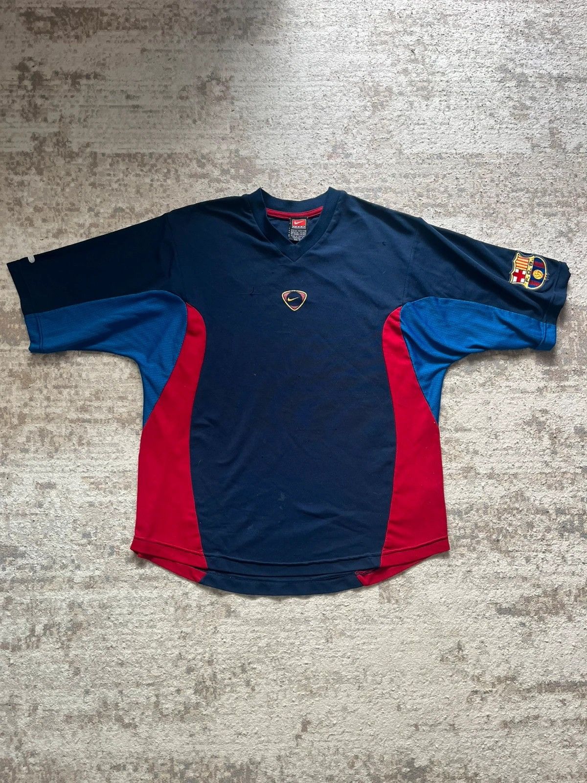 Nike Nike Soccer Team x FC Barcelona Vintage Rare Football Barca Size US S / EU 44-46 / 1 - 1 Thumbnail