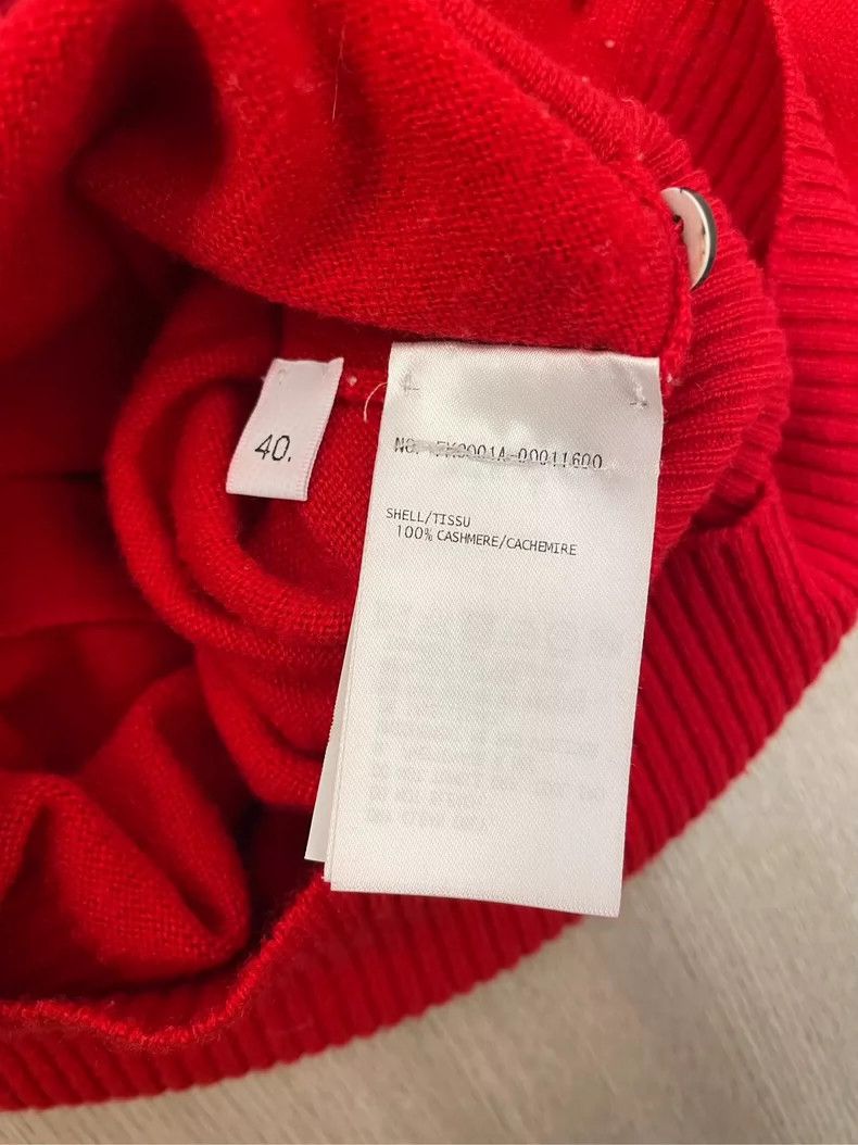Thom Browne Thom Browne Red four stripe cashmere sweater Size S / US 4 / IT 40 - 5 Thumbnail