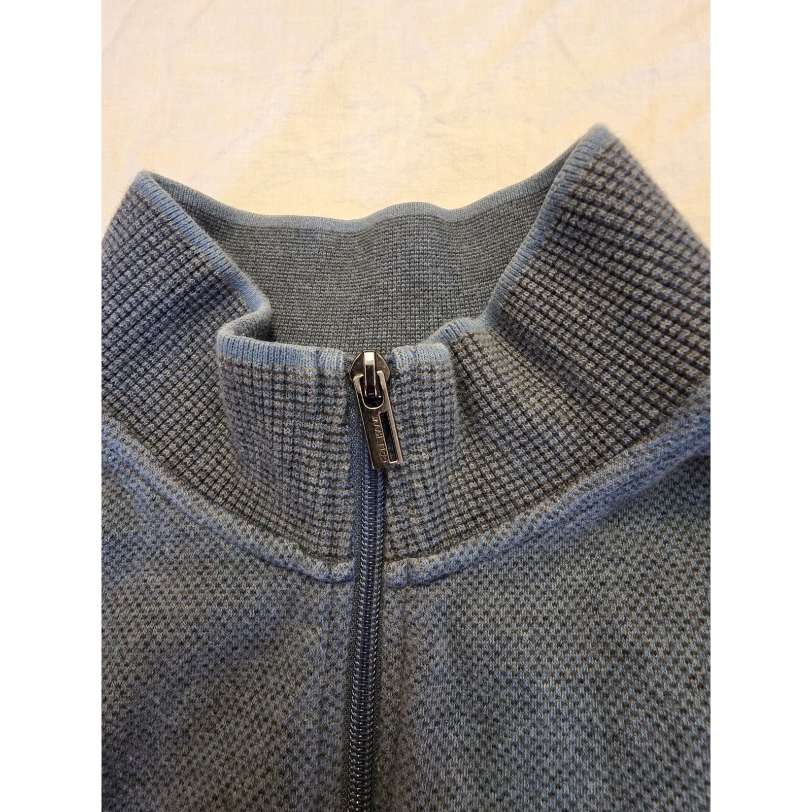 Cole Haan Cole Haan Men's Grey Quarter Zip Longsleeve Size Large Size US L / EU 52-54 / 3 - 4 Thumbnail