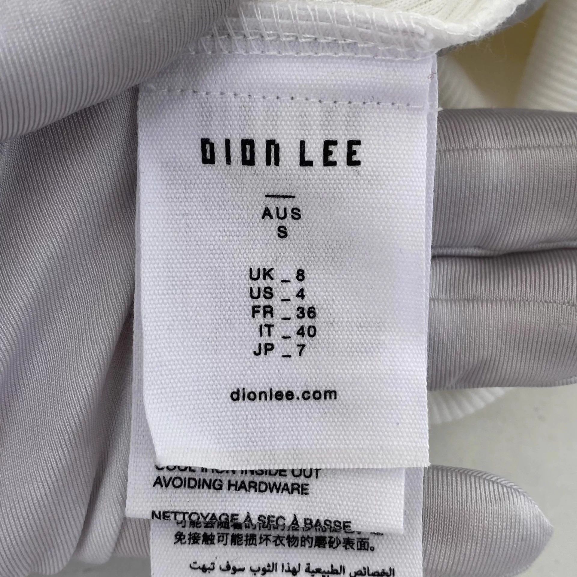 Dion Lee Dion Lee backless white top size S Size S / US 4 / IT 40 - 7 Thumbnail