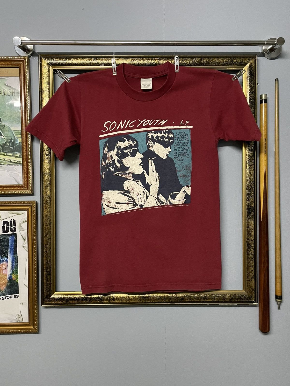 Vintage Late 90s Sonic Youth Goo Noise Rock Distressed Tee