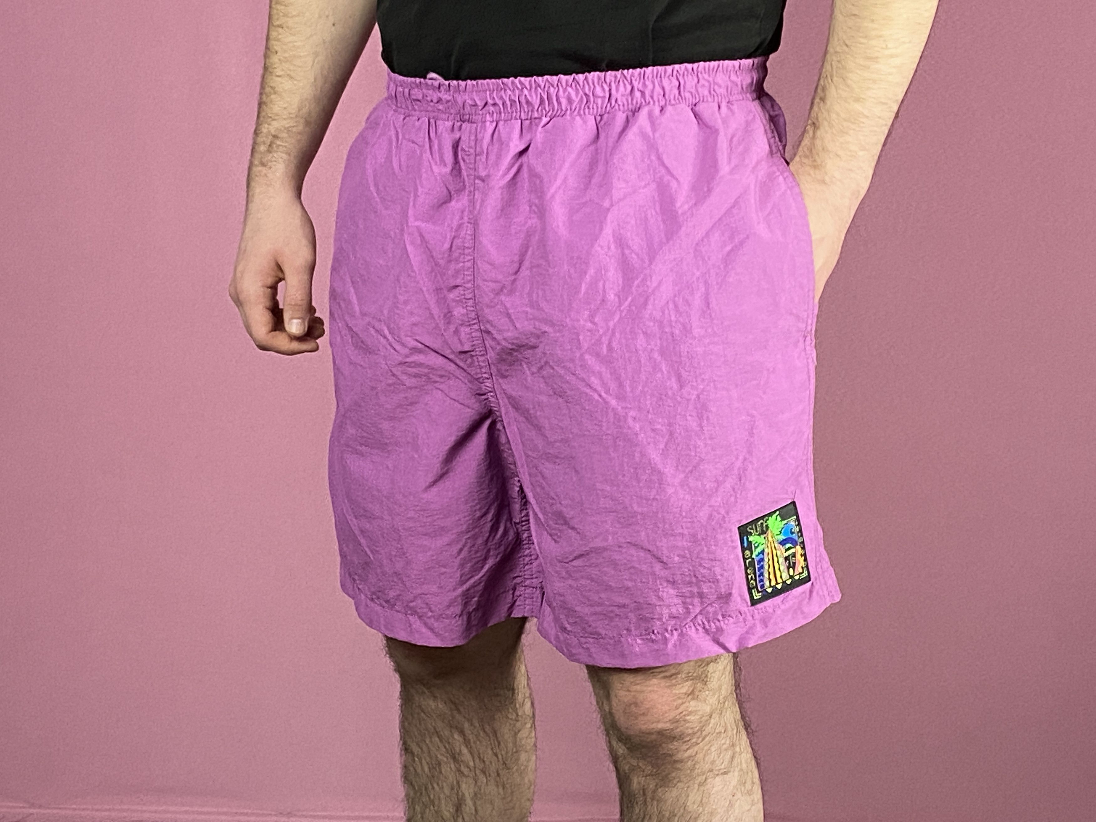 Vintage 90s Arena Vintage Men's Sport Shorts - XL Size US 36 / EU 52 - 2 Thumbnail