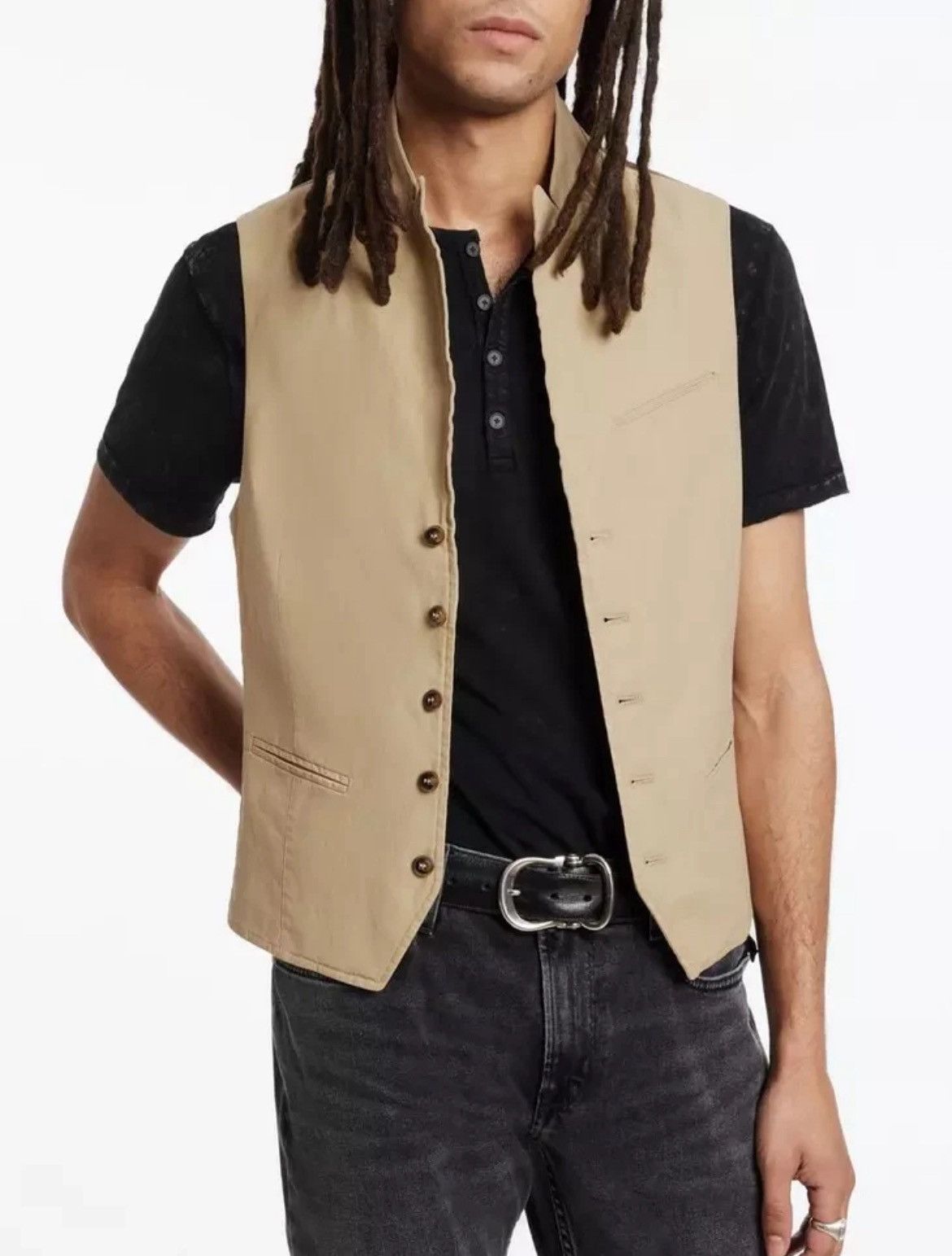 John Varvatos Woodward Vest Jacket EU46 US36 Size US S / EU 44-46 / 1 - 1 Thumbnail