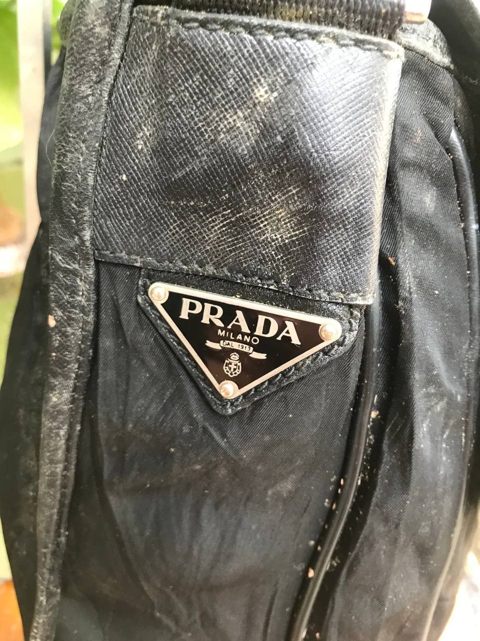 Prada × Vintage Vintage Prada Shoulder Messger Black Bag Size ONE SIZE - 4 Thumbnail