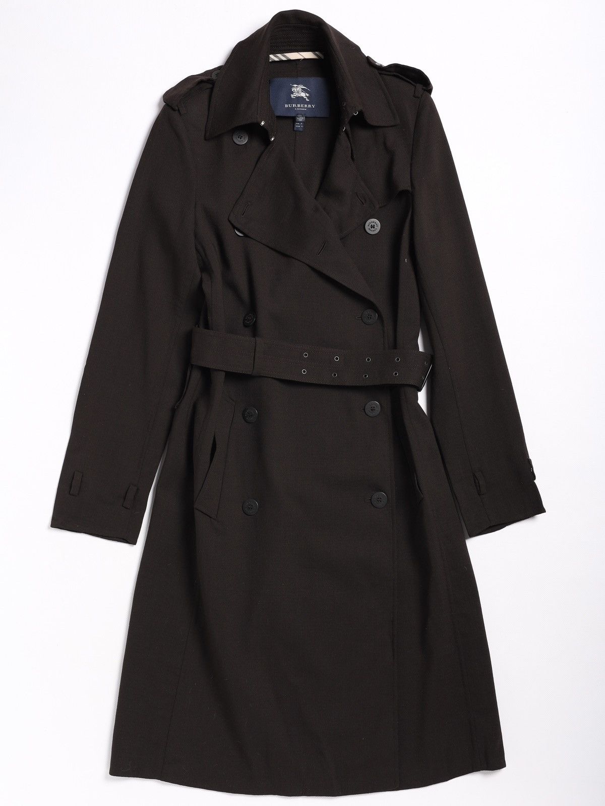 Burberry Burberry London Wool Elastane Light Trench Coat Vintage Size S / US 4 / IT 40 - 1 Thumbnail
