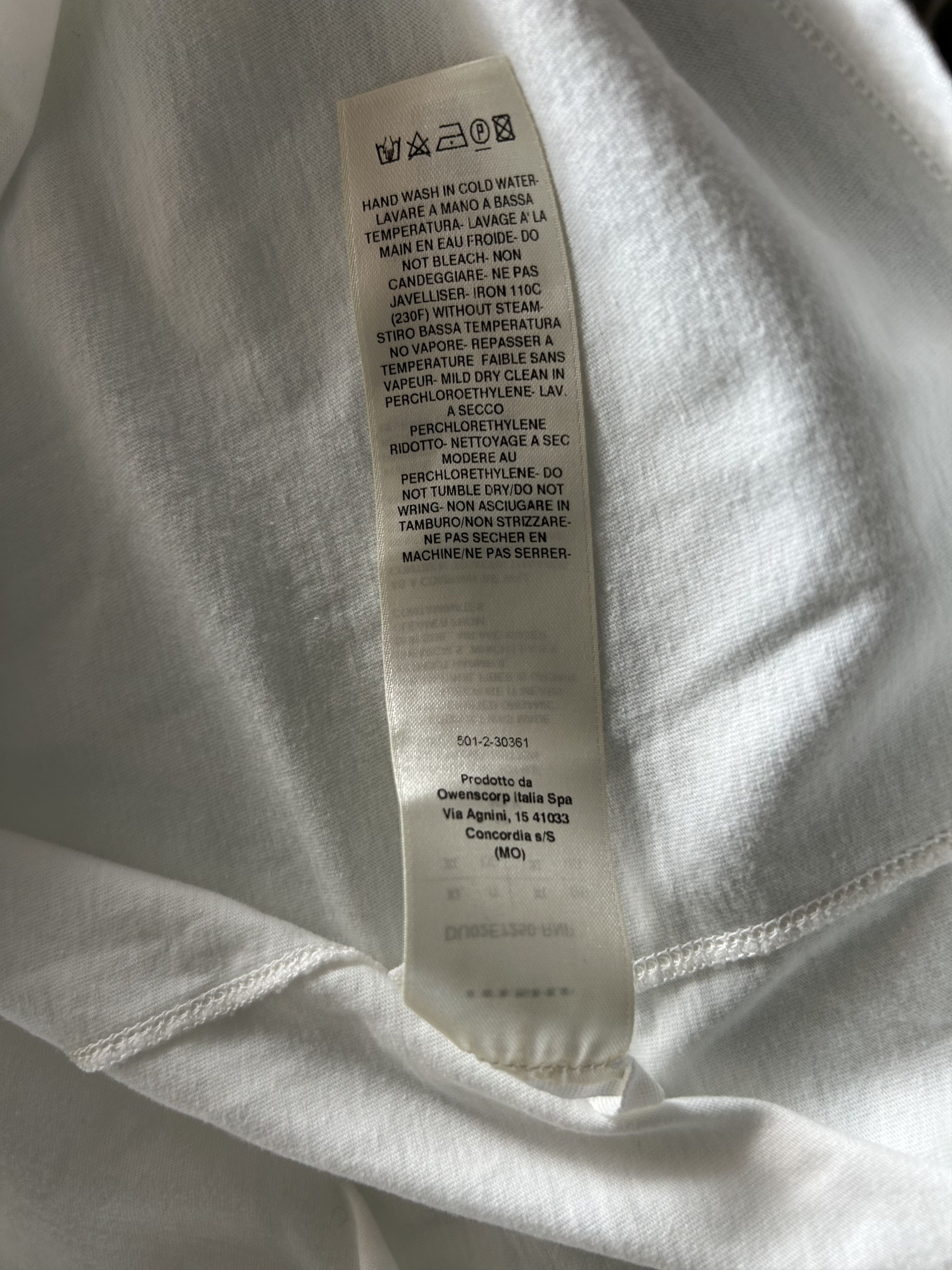 Rick Owens Rick Owens White Level T-Shirt Size US XL / EU 56 / 4 - 4 Thumbnail
