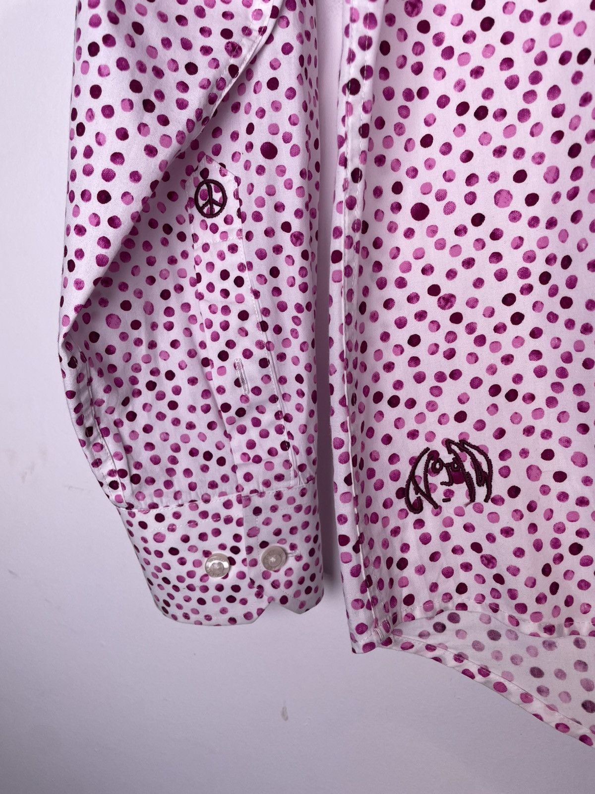 Other John Lennon Pink Dot Button-Up (L) Size US L / EU 52-54 / 3 - 4 Thumbnail