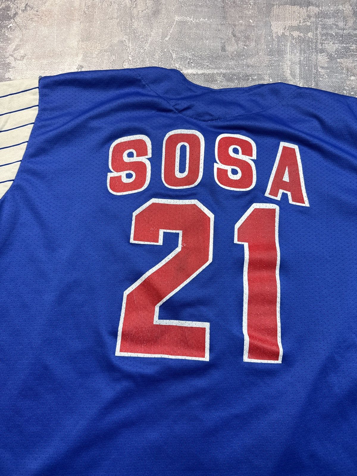 MLB MLB jersey Chicago Cubs Sammy Sosa very rare jersey Size US L / EU 52-54 / 3 - 6 Thumbnail