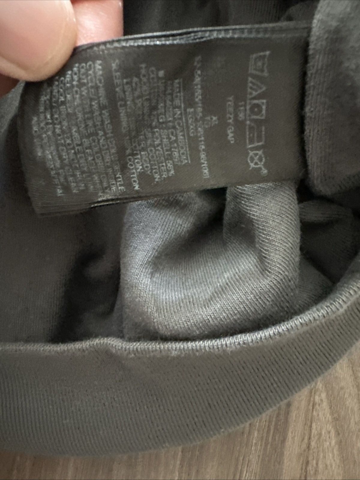 Balenciaga × Gap × Yeezy Yeezy Gap Balenciaga 55 Shrunken Hoodie - Black XL Size US XL / EU 56 / 4 - 6 Thumbnail